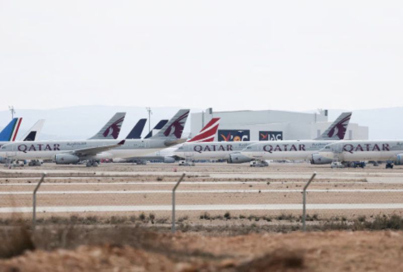 Remote Spanish airport again becomes parking lot for planes grounded by war